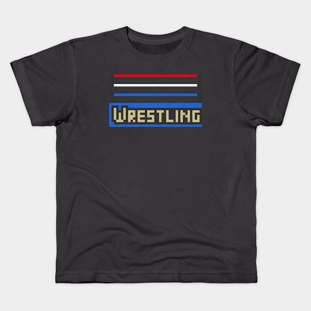 Wrestling Kids T-Shirt by CalumArt
